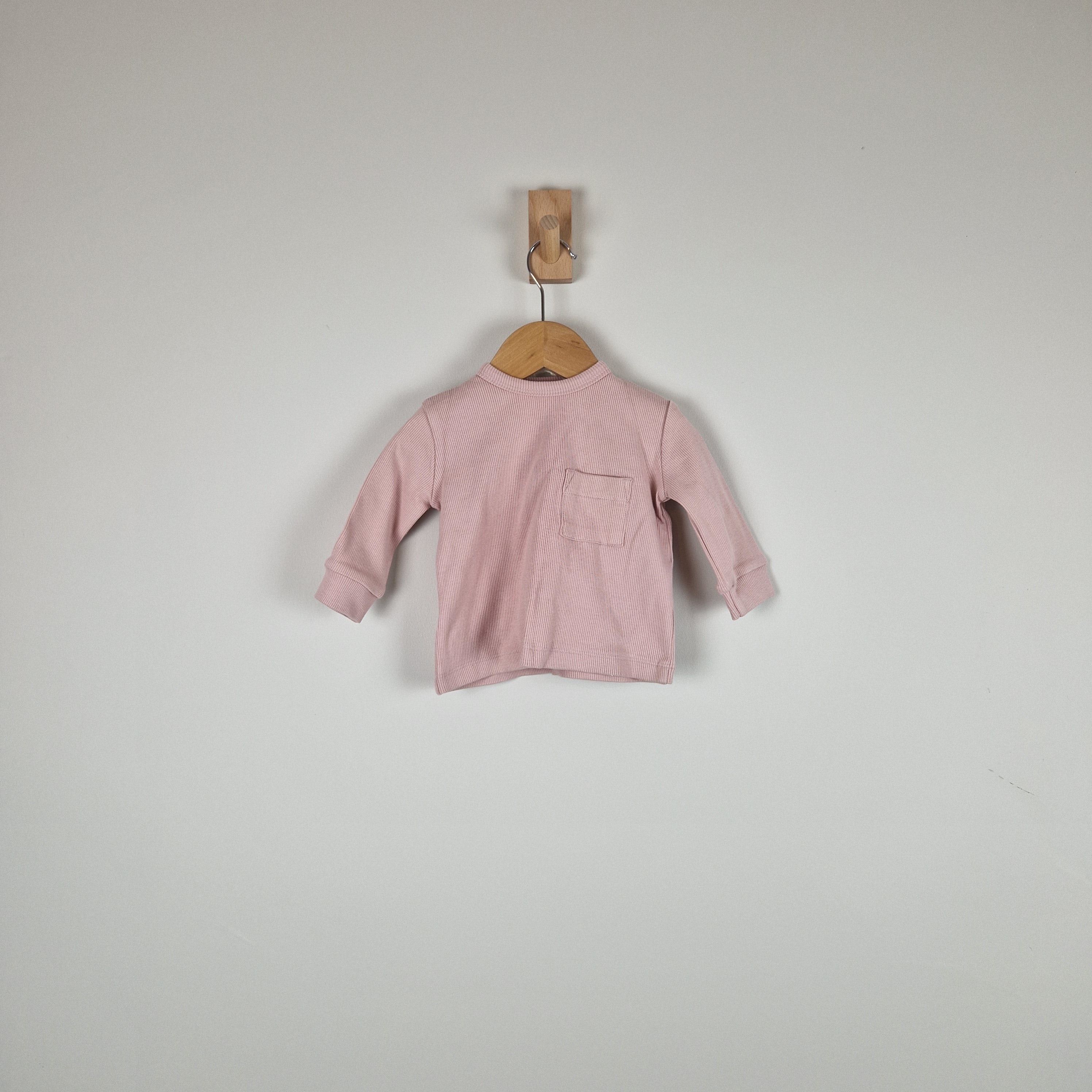 Sample Sale - Pink Kids Long Sleeve Ribbed T-Shirt