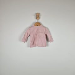 Sample Sale - Pink Kids Long Sleeve Ribbed T-Shirt