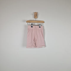 Sample Sale - Pink Kids Ribbed Organic Shorts