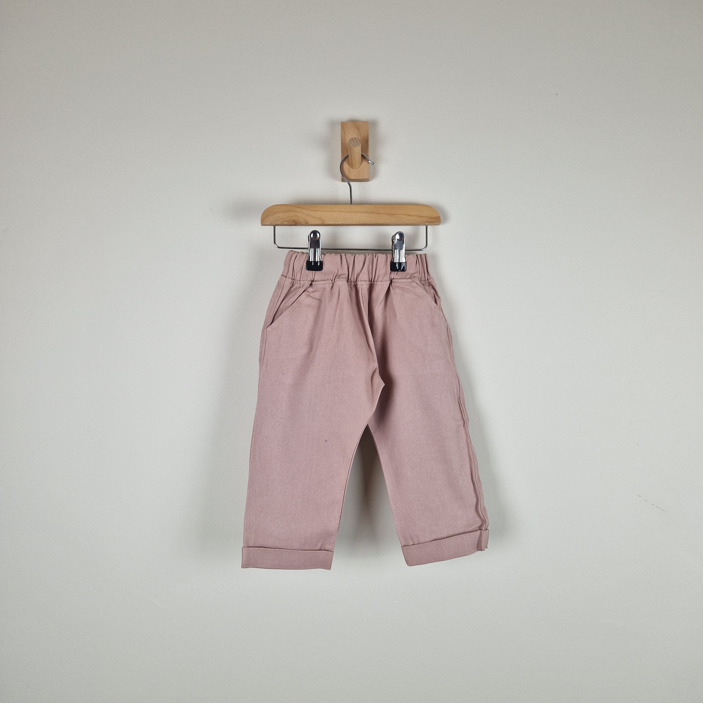 Sample Sale - Pink Kids Chino Style Elasticated Trousers