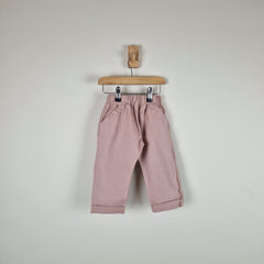 Sample Sale - Pink Kids Chino Style Elasticated Trousers