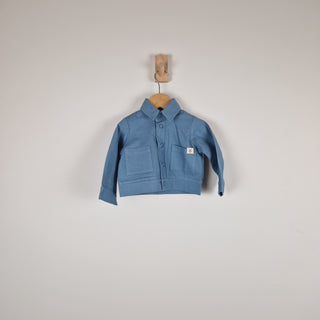 Sample Sale - Blue Kids Organic Cotton Shacket