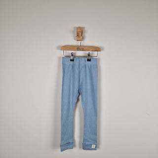 Sample Sale - Blue Kids Stylish Organic Leggings