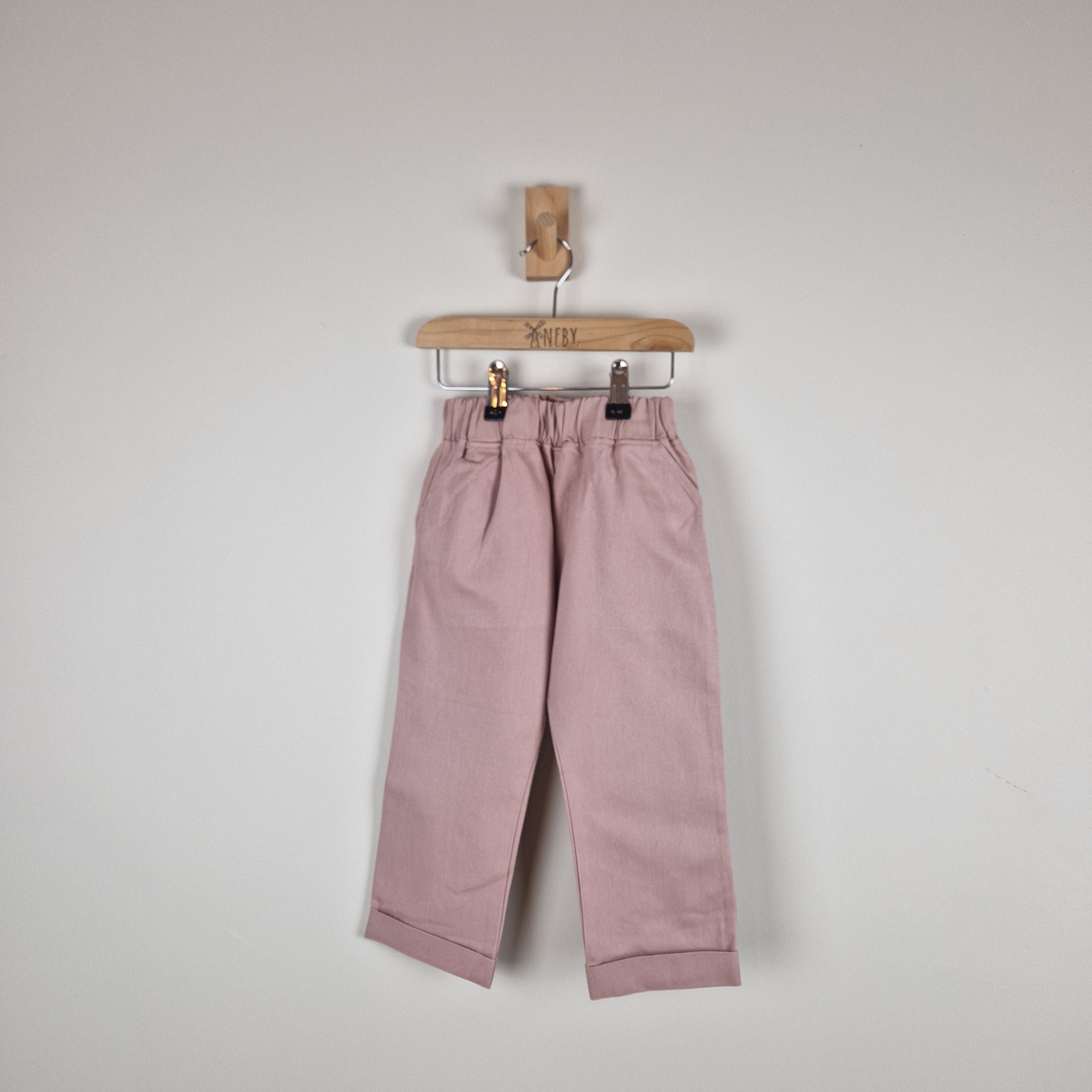 Sample Sale - Pink Kids Chino Style Elasticated Trousers