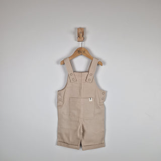 Sample Sale - Oat Kids Cotton Dungaree Shorts