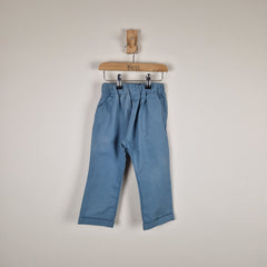 Sample Sale - Blue Kids Chino Style Elasticated Trousers