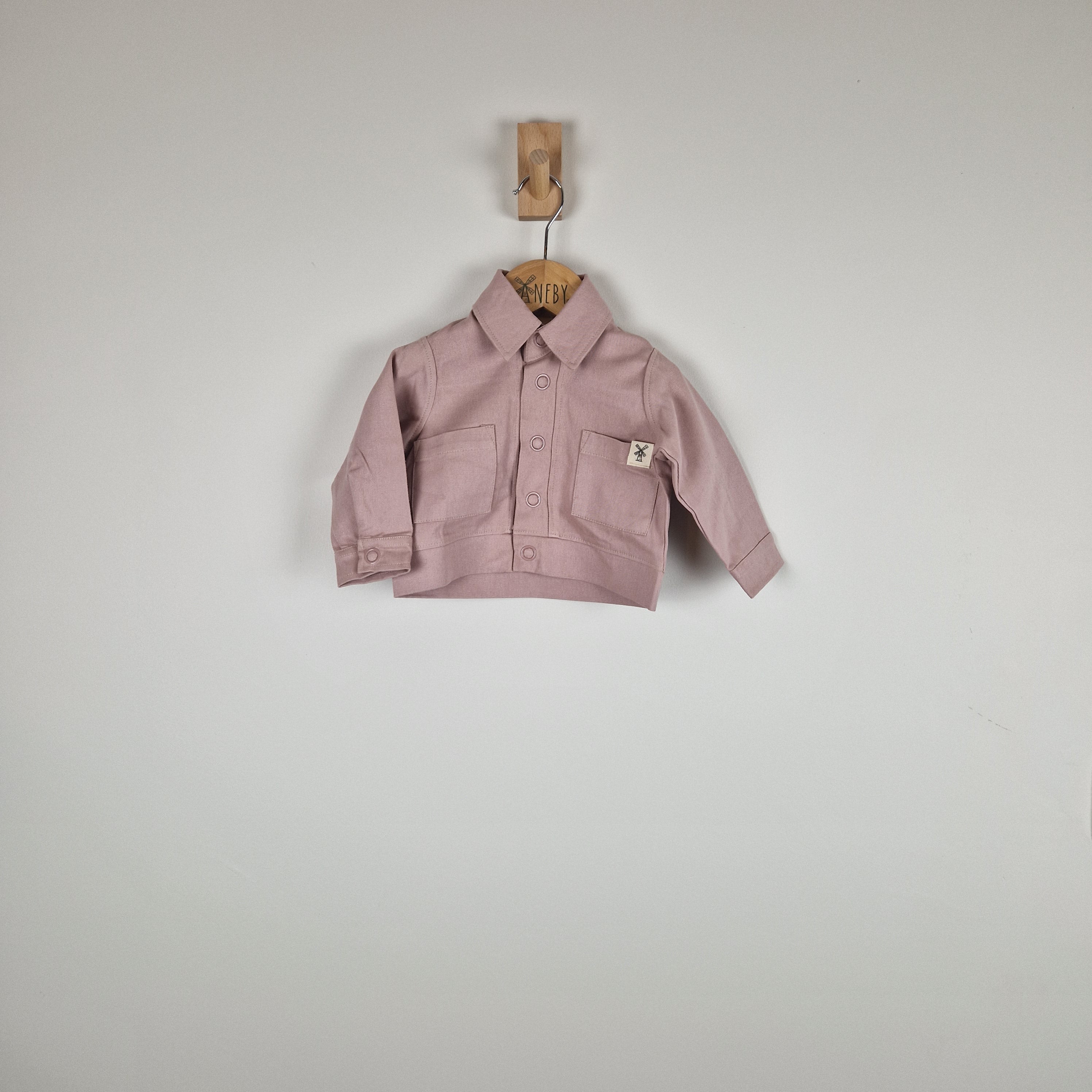 Sample Sale - Pink Kids Organic Cotton Shacket