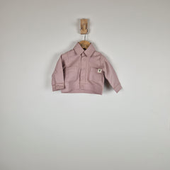 Sample Sale - Pink Kids Organic Cotton Shacket