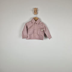 Sample Sale - Pink Kids Organic Cotton Shacket