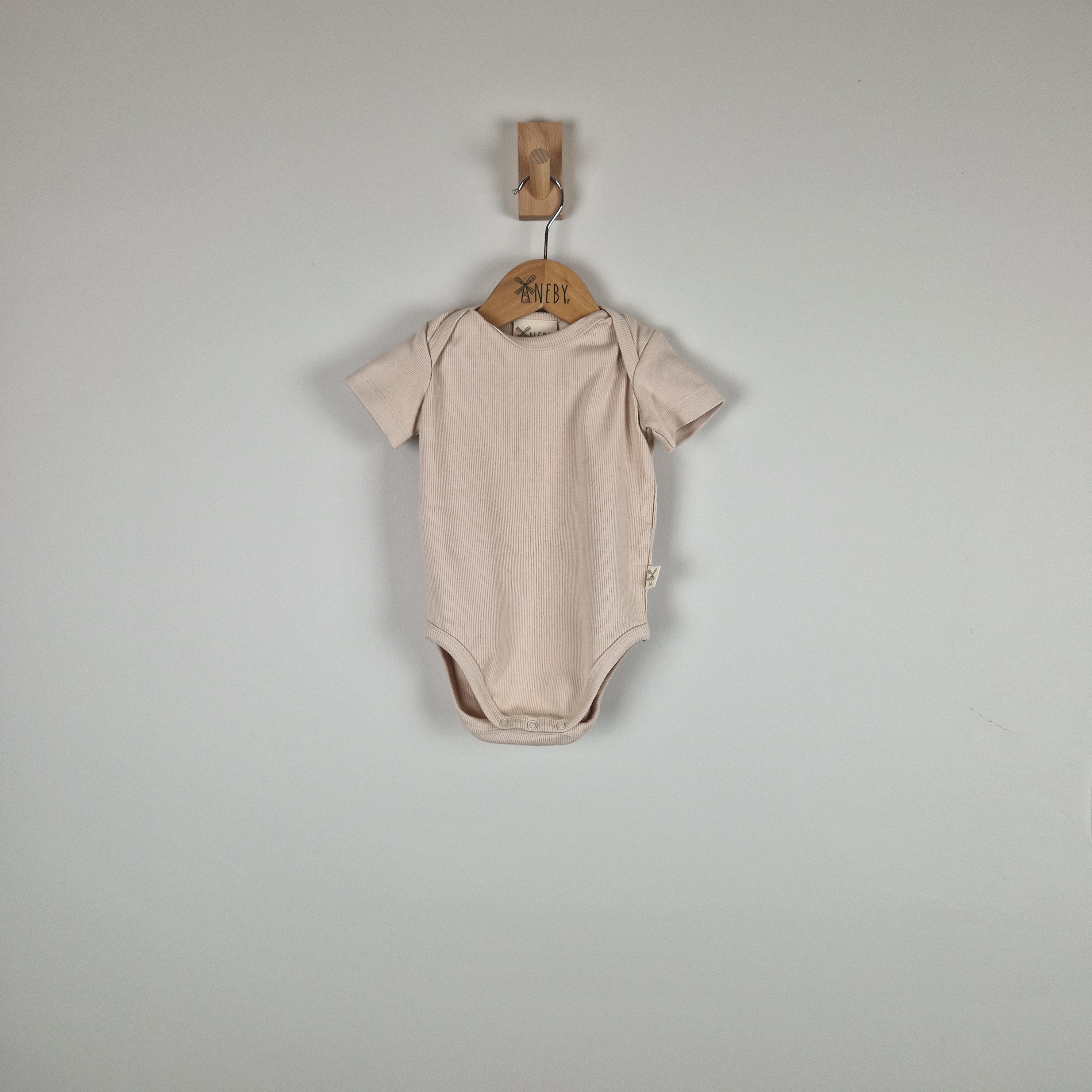 Sample Sale - Oat Short Sleeve Baby Bodysuit