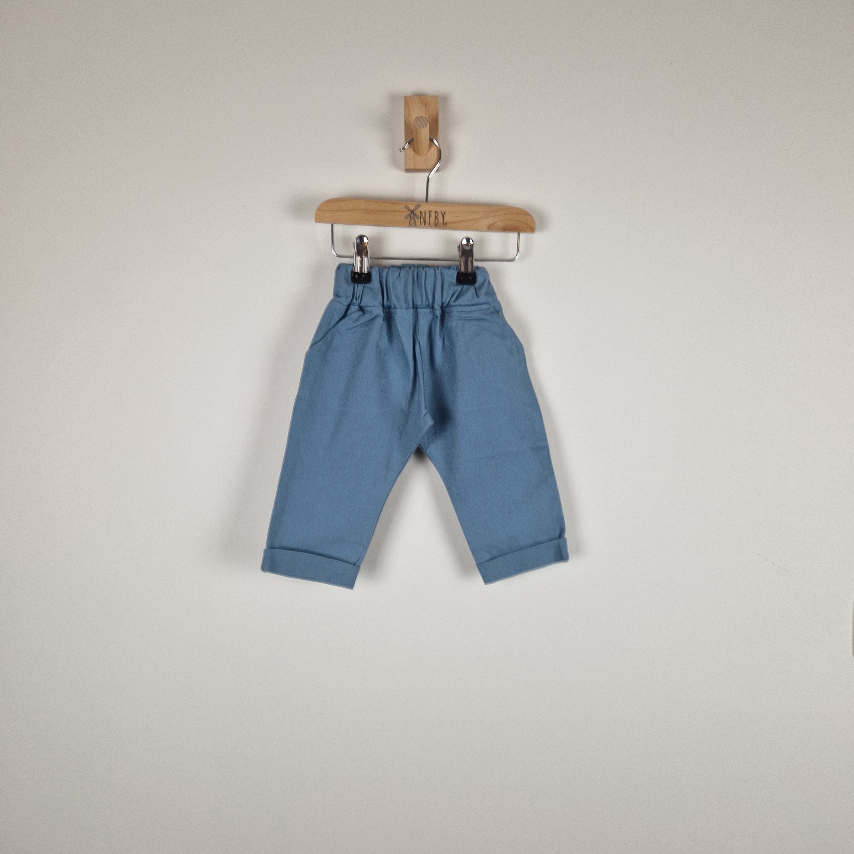 Sample Sale - Blue Kids Chino Style Elasticated Trousers