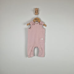 Sample Sale - Pink Sleeveless Rib Baby Romper