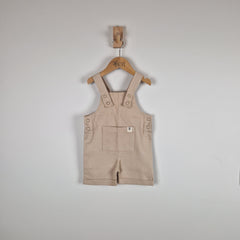 Sample Sale - Oat Kids Cotton Dungaree Shorts