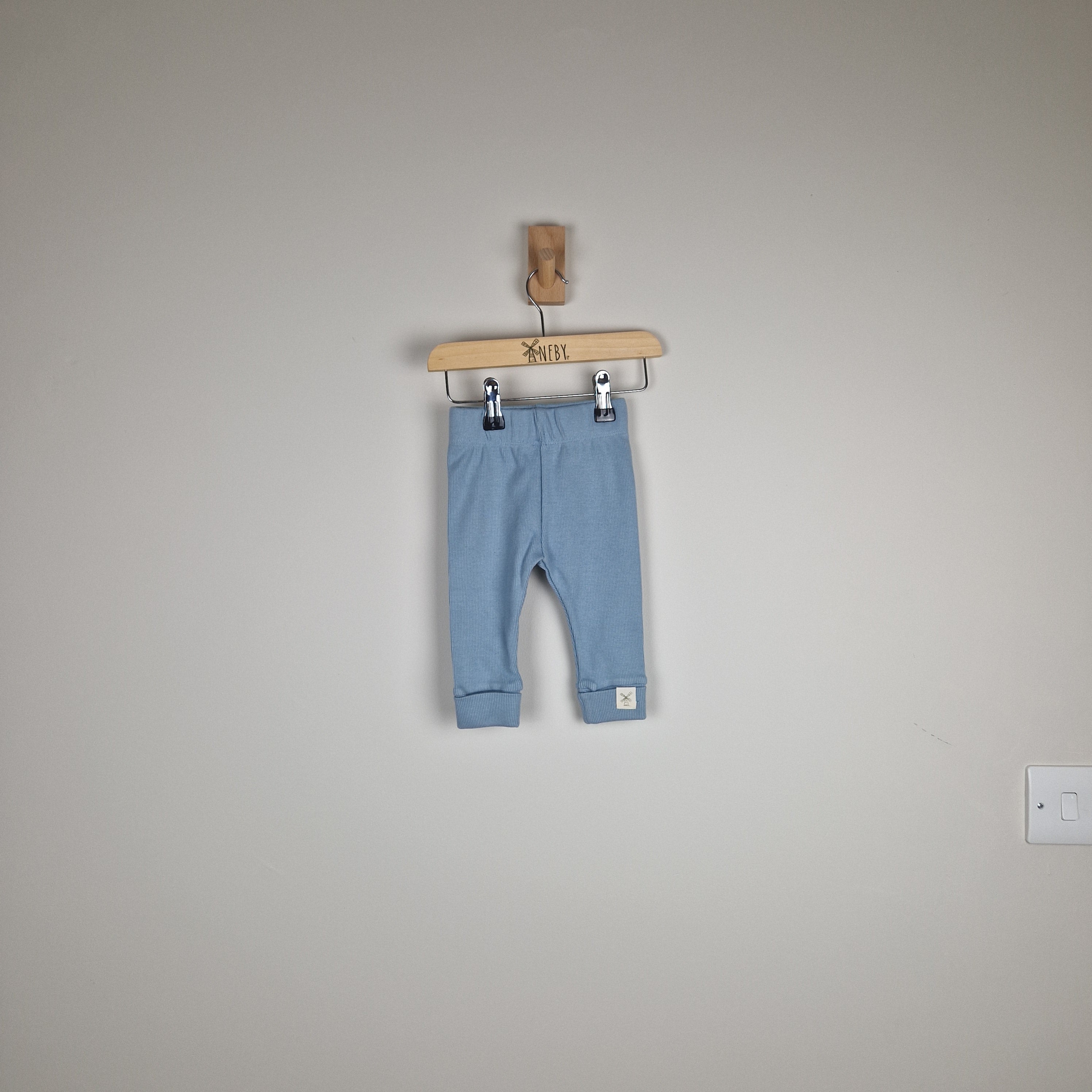 Sample Sale - Blue Kids Stylish Organic Leggings