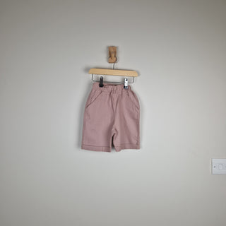Sample Sale - Pink Kids Elasticated Chino Shorts