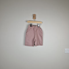 Sample Sale - Pink Kids Elasticated Chino Shorts