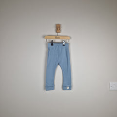Sample Sale - Blue Kids Stylish Organic Leggings