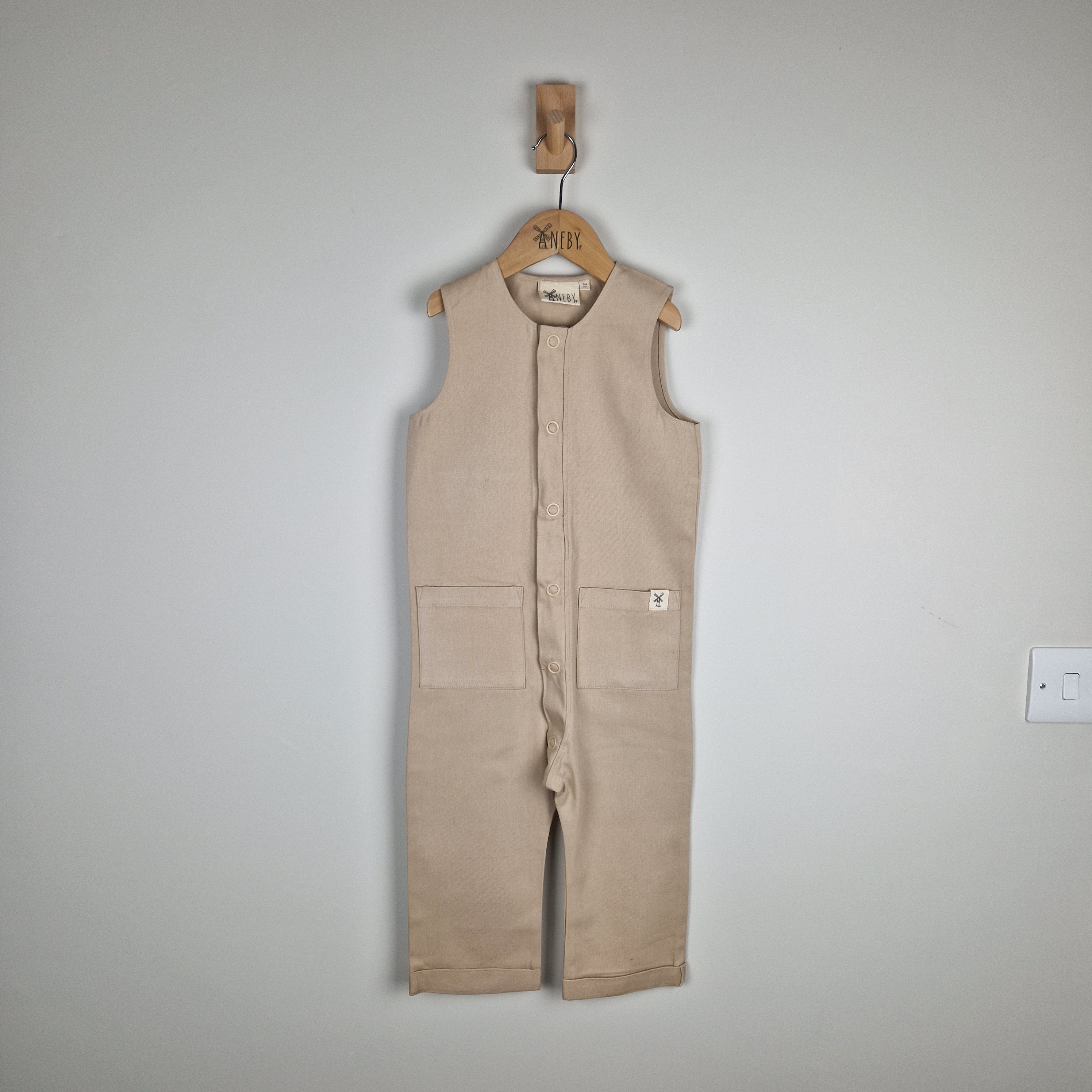 Sample Sale - Oat Kids Sleeveless Overall