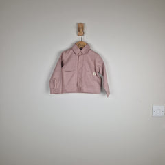 Sample Sale - Pink Kids Organic Cotton Shacket