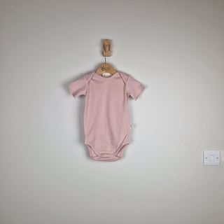 Sample Sale - Pink Short Sleeve Baby Bodysuit