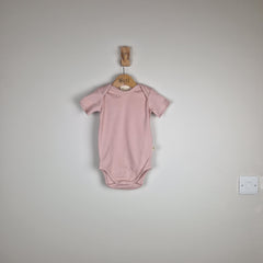 Sample Sale - Pink Short Sleeve Baby Bodysuit