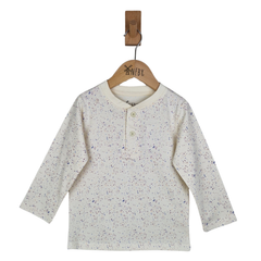 Kids Long Sleeve Ecru T-shirt